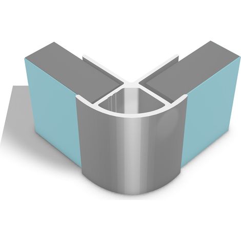Multipanel Classic 11mm Wall Panel External Corner Trim Type B Satin Anodised (1/2)