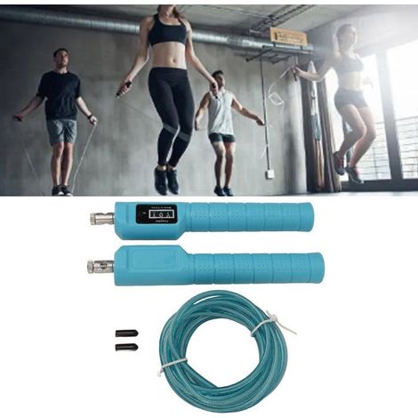 BelleRise - Corde à sauter bearing – Bleu – Pour compétition sportive et entraînement intensif (1/5)