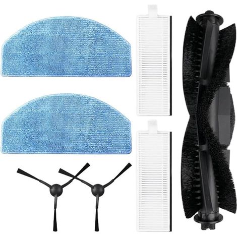 Mian Brushs Lot de 7 brosses latérales pour aspirateur Laresar L6 Pro Laresar Evol 3 (1/5)