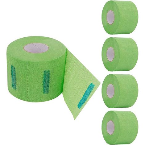 Lot de 5 bandes extensibles pour le cou, destinées aux salons de coiffure et aux barbiers. (1/5)