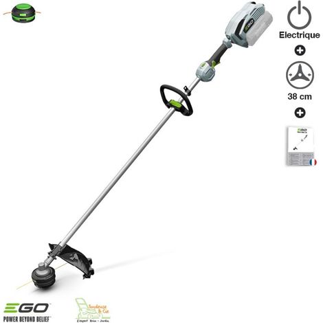 Ego Power+ – Débroussailleuse à batterie 38 cm – Moteur Brushless – 2 vitesses – Autonomie jusqu'à 110 min – Conception ergonomique (1/5)