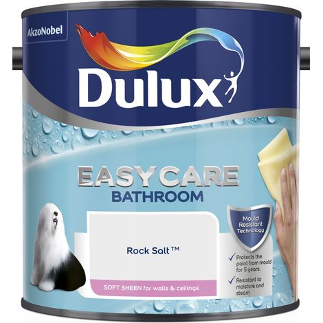 Dulux Easycare Bathroom Soft Sheen Emulsion Paint - 2.5L - Rock Salt