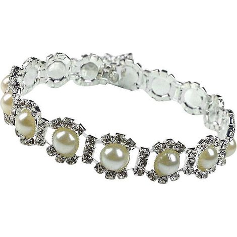 Collar para mascotas, collar de perlas y cristales para decoración, colgante duradero. (1/5)