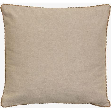 SKLUM Quadratisches Baumwollkissen (45x45 cm) Marmai Creme-Beige                                  