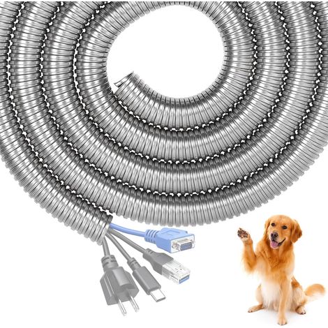 Gaine Protection Cable Electrique φ25 mm, Acier Inoxydable 304 (1/5)