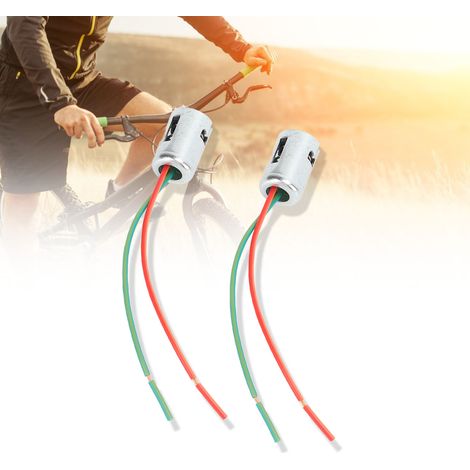 1157-3 Adaptateur de douille à double contact 1157 avec fil et tête en fer, support de lampe à double contact (1/5)