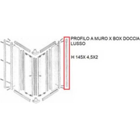 R PROFILO A MURO X BOX DOCCIA CRIST.LUSSO