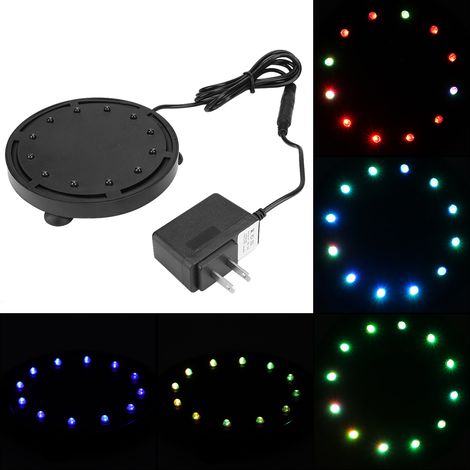 Lampe de plongée LED à bulles multicolores avec diffuseur d'air pour aquarium (CN) (1/5)
