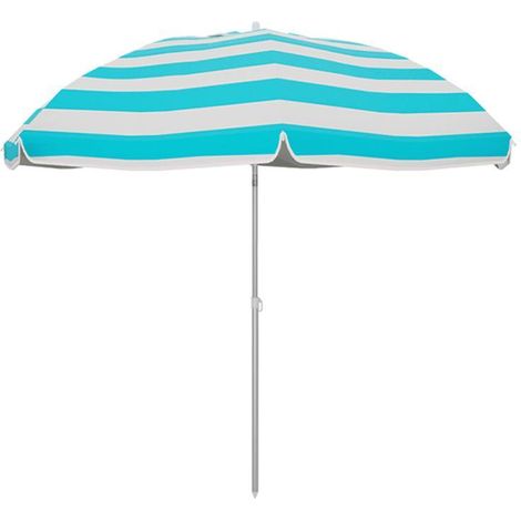 Marbueno Sombrillas Polyester Aluminio Con Funda Color Azul 160 cm Jardin Piscina y Playa