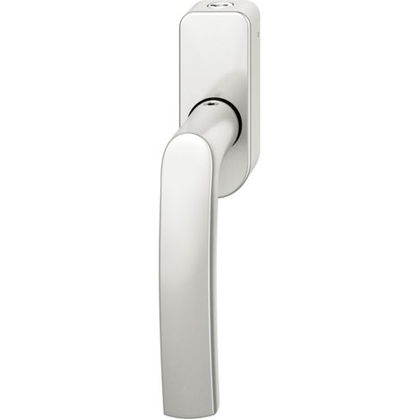 FSB Fenstergriff 34 1015 abschließbar ovale Rosette, Aluminium silber eloxiert (1/4)