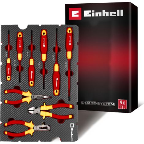 E-Case insert d’outils 9 pièces avec outils VDE (1/5)