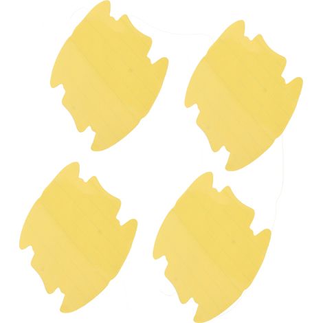 Set mit 2 transparenten Aufklebern zum Schutz von Türverkleidungen, Türgriffen und Lackierung, Kratzschutz, universell für Autos (1/5)