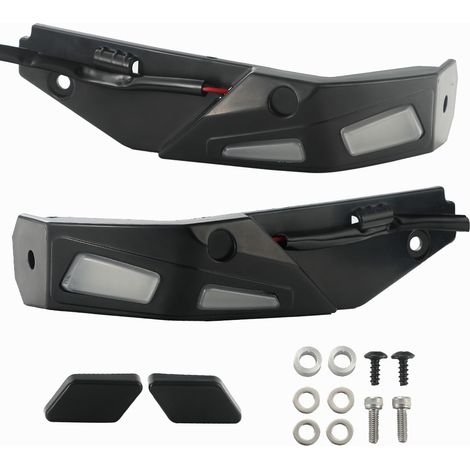 Paramani e kit luci a LED per moto. Kit di illuminazione di protezione per manubrio compatibile con Ryker 600 900 Sport Rally e tutti i modelli accessori. (1/4)