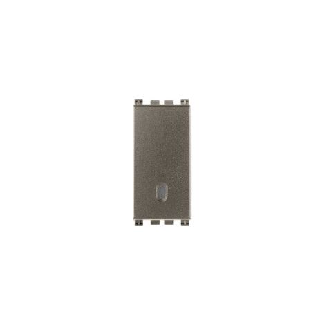 VIMAR 19008.M - Pulsante 1P NO 10A Metal (Arkè)