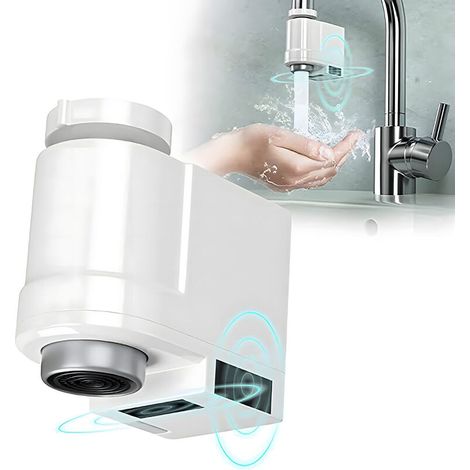 Smart Sensor Wasserhahn Automatische Infrarot Sensor Wassersparende Wasserhahn Anti-überlauf Küche Bad Induktive (1/5)