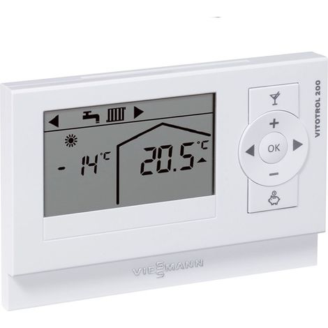 Viessmann Vitotrol 200-A, zur Einstellung für einen Heizkreis, Z008341