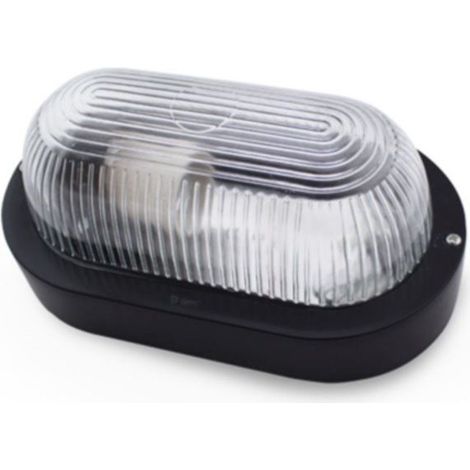 Applique ovale termoplastica nera O27 GSC 0700645