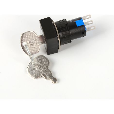 One-on-one control button LA16J-11Y/2 two-position key-operated rotary button switch 16mm (1/4)