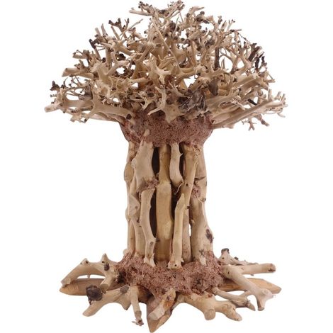 Bonsai Mammut Baum XL 20x15x25 Wurzel Holz Aquarium Deko Aquascaping
