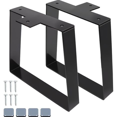 2 Pièces Pied de Meuble Trapézoïdaux 28cm Pieds de Meubles Pied (1/5)