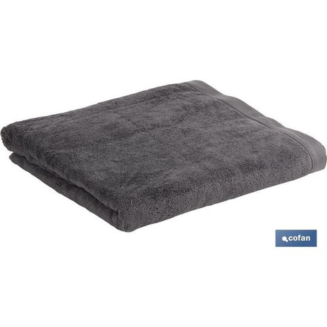 Telo Doccia Grigio Antracite Gr.580/Mq Modello Pietra 70x140cm