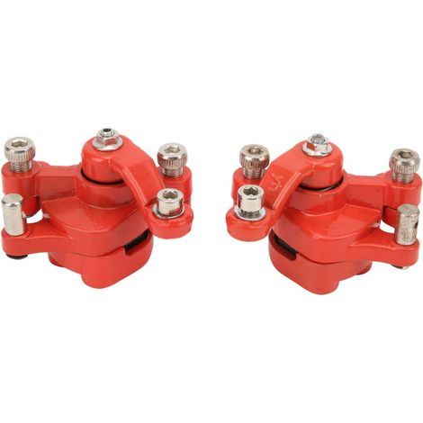 2 pièces étrier de frein avant et arrière de remplacement pour 47cc 49cc 2 temps Pocket Bike Mini Dirt Bike (1/5)
