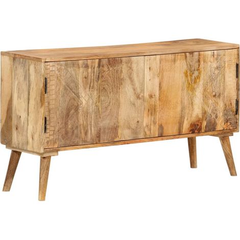 Aparador de madera maciza de mango 110x30x60 cm vidaXL (1/5)
