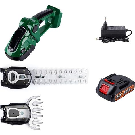 2 en 1 Taille-haie électrique 13000 TR/Min ménage Tondeuse à Gazon Jardin Bush Ciseaux Herbe Ciseaux Outil électrique (Color : Option 5 - Green, Size : Small) (1/5)