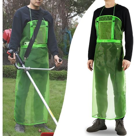 Tablier de jardinage unisexe en maille respirante avec poches (1/5)