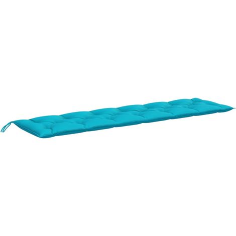 Maison Exclusive - Cuscino per Panca da Giardino Turchese 200x50x7 cm in Tessuto