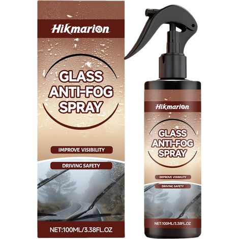 Antibeschlagspray für Fenster, hält sie klar und verbessert die Sicht bei Regen und Nebel – 100 ml -- BIEMMEDUE (1/5)