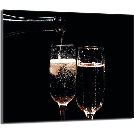 protège-plaque de cuisson en verre 60x52 Vin (1/5)