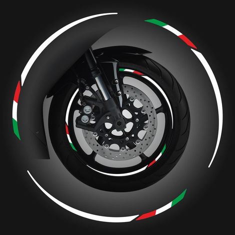Wheel Rim Kit Componibile Italia 24 pz - Colore: BIANCO