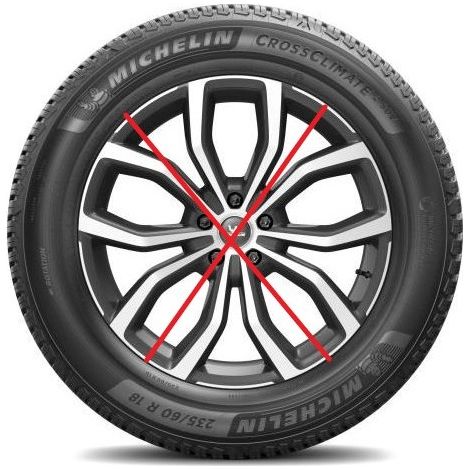 MICHELIN Pneus toutes saisons 265/60 R18 TL 110H CROSSCLIMATE 2 SUV BSW M+S 3PMSF (1/3)