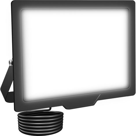 50W Projecteur LED, 5000LM Spot Led Extérieur, 6000K Blanc Froid Extérieur Eclairage de Sécurité, IP66 Etanche Éclairage mural d'extérieur pour Jardin, Garage, Cour, Entrée,Terrasse