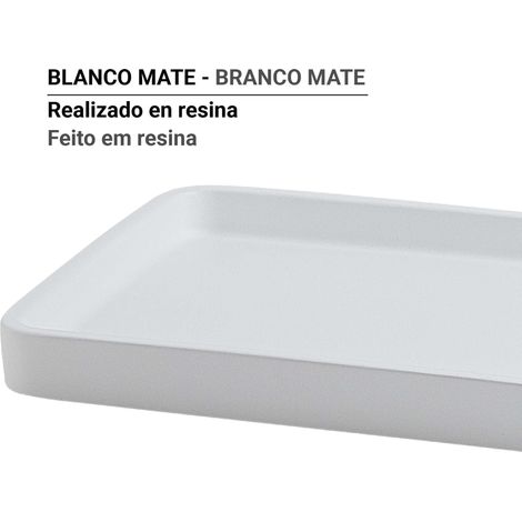 GEDY BR060200000 BRENDA Bandeja Blanco Mate - ref: BR060200000
