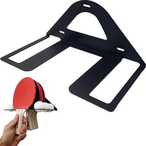 Support pour raquettes de ping-pong, présentoir pour raquettes, étagère de rangement pour raquettes de ping-pong, présentoir simple pour articles de sport, étagère de rangement pour raquettes (1/5)