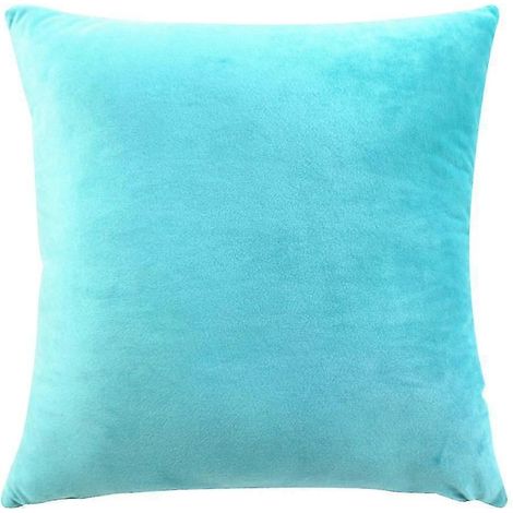Housse de coussin géométrique blanche de 50 cm pour décoration intérieure-Blue 60 x 60cm