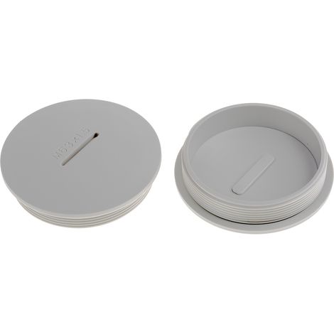 Bouchon obturateur RS PRO M63 x 1.5, Ø 62.4mm - 69.3mm en Nylon 66 ( Prix pour Paquet de 10 )