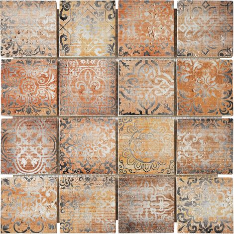 MOSAIQUE CASTLE WOOD SILVER 1 PLAQUE 30,5 x 30,5 CM CASA LINEA