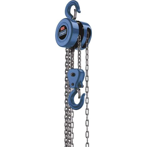 PARANCO MANUALE A CATENA ALZATA METRI 3 SOLLEVAMENTO 2000 KG SCHEPPACH CB02