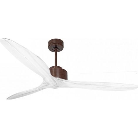Modulo de KlassFan - Super destratificateur et ventilateur DC 166 cm Marron pales bois blanc sans Lumière  30 à 60 m²