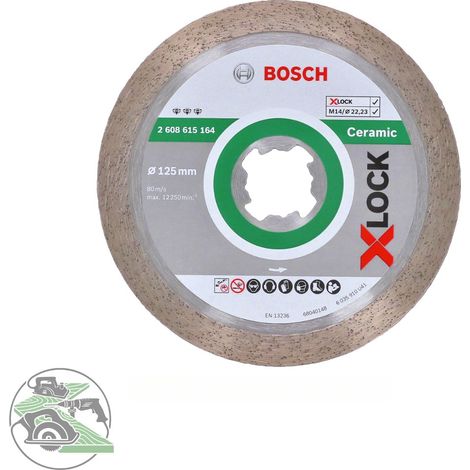 Bosch X-LOCK Diamanttrennscheibe Best for Ceramic 125 x 22,23 x 1,8 x 10 mm - 2608615164 (1/5)