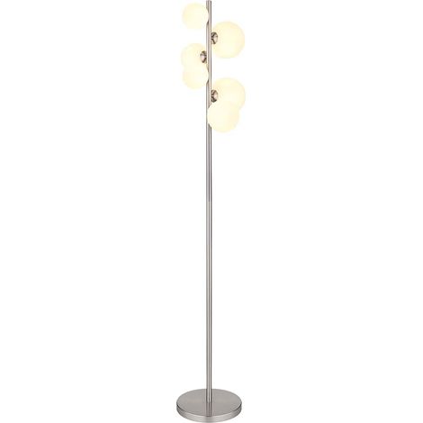 Globo - stehlampe - Riha - nikkel - glas metall - designlampe - (1/5)
