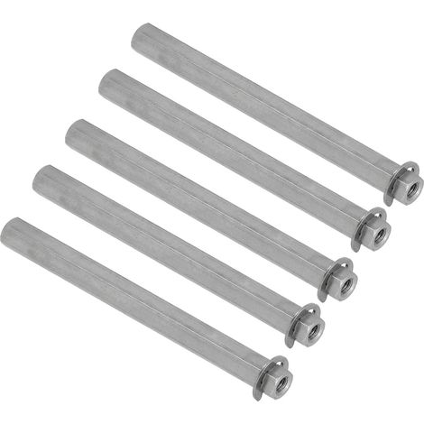 5 Pièces Tiges Filetées Hexagonales Femelles en Acier Inoxydable 8mm pour Gobilda, Écrous de Raccord Longs