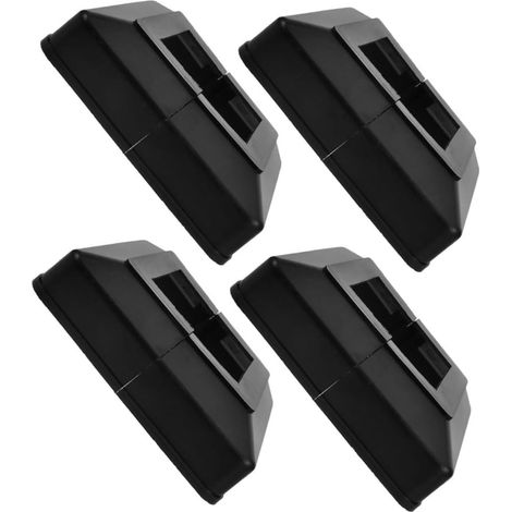 Lot de 4 capuchons carrés en plastique pour poteaux, 60 x 60 cm (1/5)