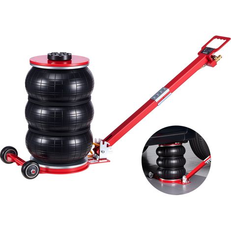 Cric Pneumatique 5 T Plage 140-464 mm Cric de Levage Pneumatique (1/5)