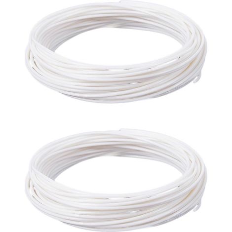 2x 3D-Druckerstift-Filament 1,75 mm PLA 10 m (Weißes PLA) (1/5)
