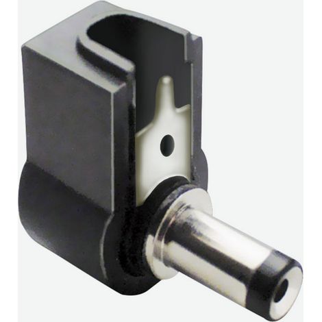 TRU COMPONENTS Niedervolt-Steckverbinder Stecker, gewinkelt 5.5 mm 2.5 mm 1 St.