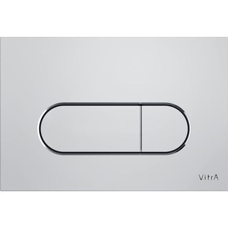 Vitra Loop Root Round Flushplate - Shinny Chrome (1/2)